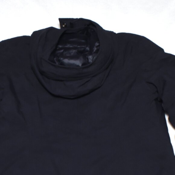 SCHOT NYC Save The Duck Parka All Black Jacket Size S Excellent Condition - Picture 10 of 13